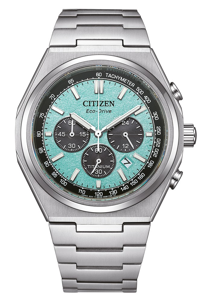 Citizen Herren Armbanduhr CA4610-85M Chronograph Eco Drive Super Titanium