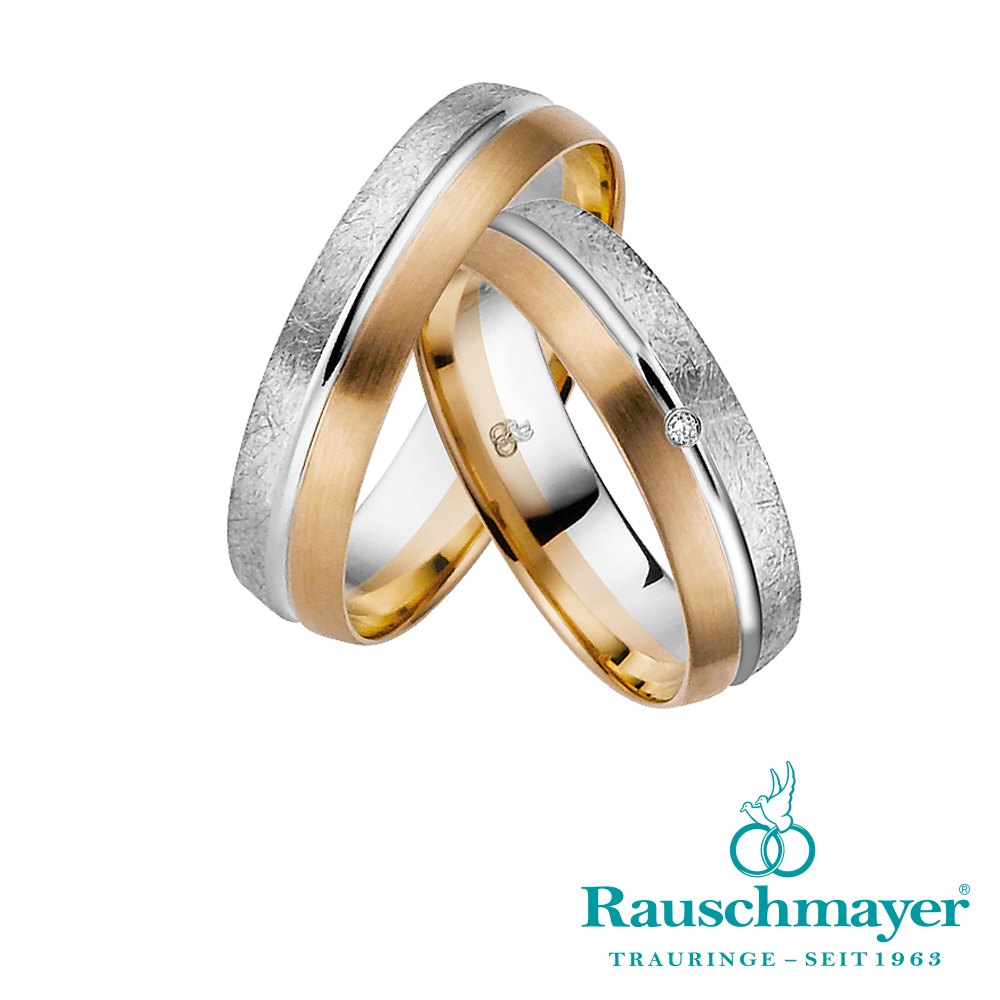 Eheringe Trauringe Rauschmayer Easy Line 20-03691 21-03691 Rotgold Weißgold