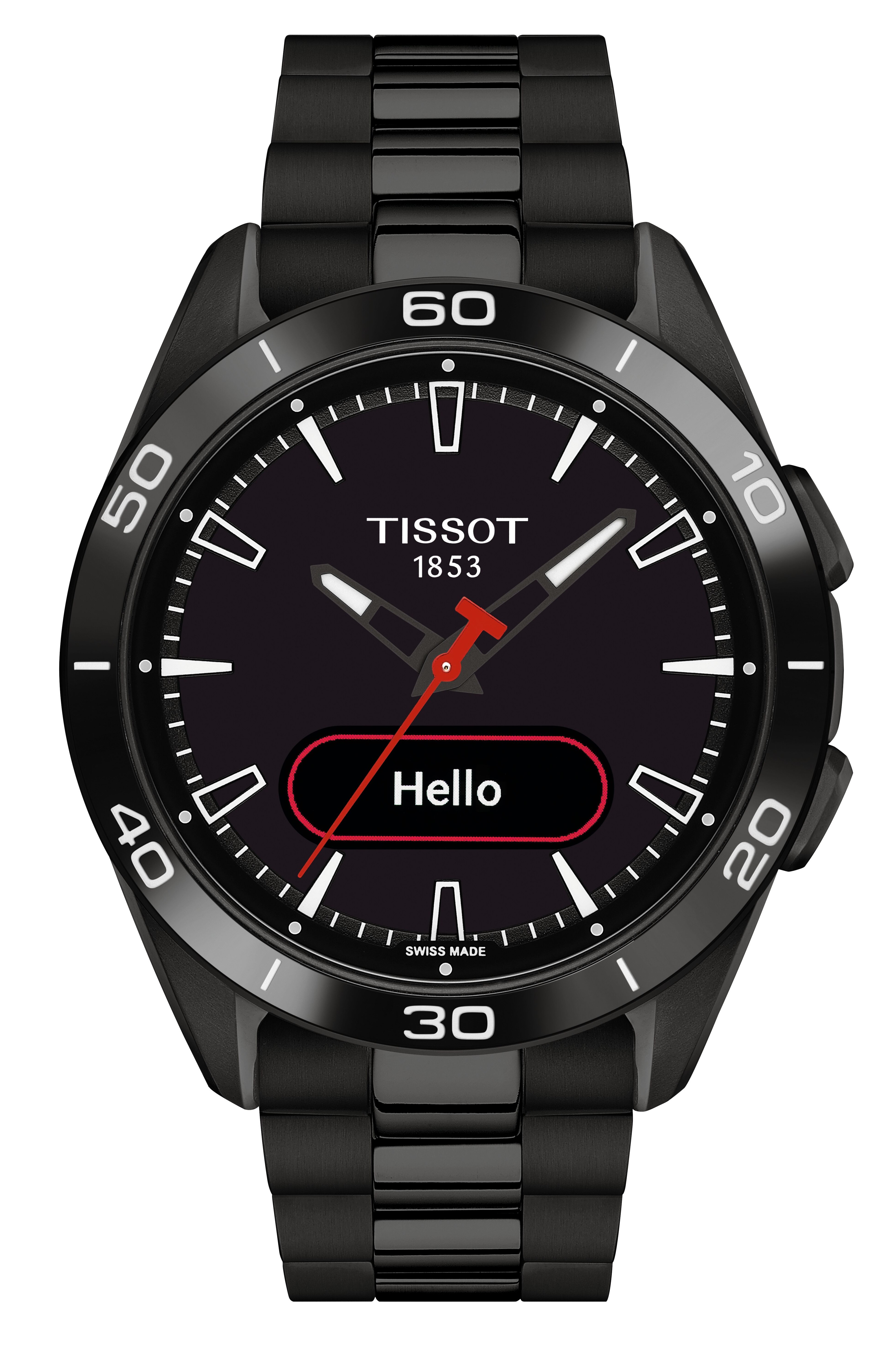 Tissot Herren Armbanduhr T153.420.44.051.01 T-Touch Connect Sport 43.75mm Titan Schwarz