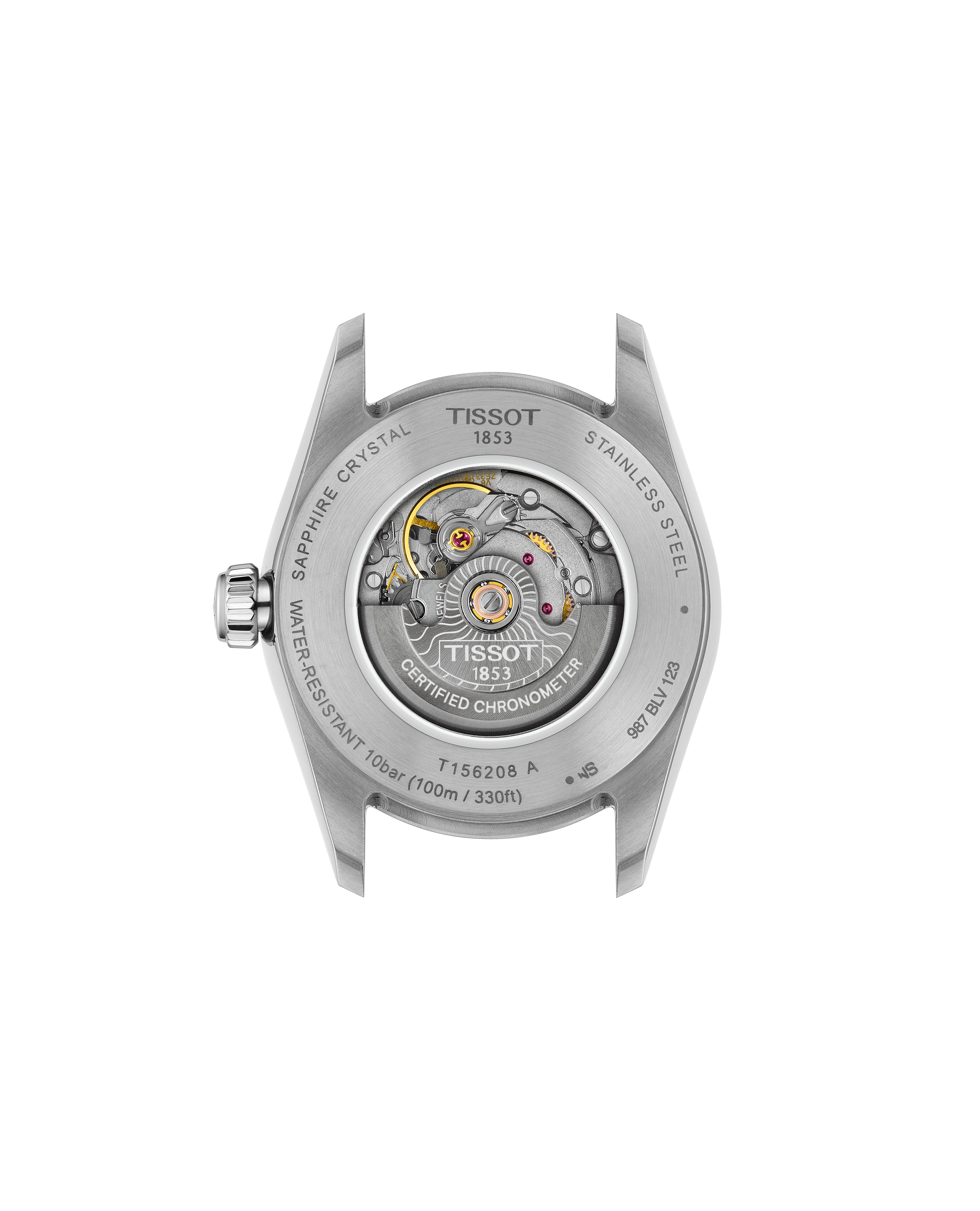 Tissot Damen Armbanduhr T156.208.11.033.00 Ballade COSC 30 mm Automatik Chronometer Edelstahl