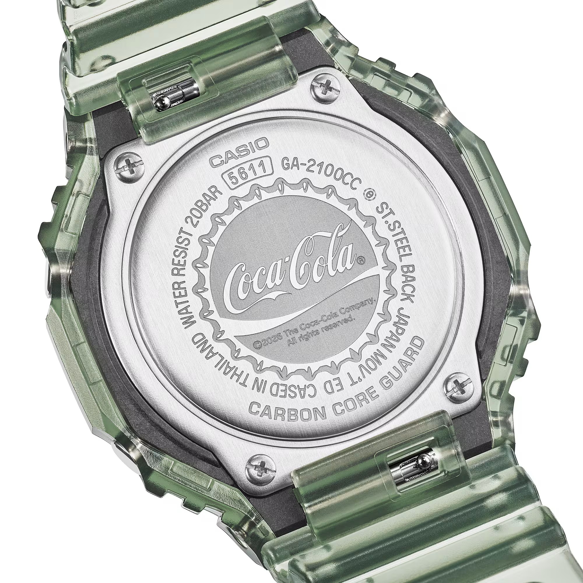 Casio Armbanduhr GA-2100CC-3AER G-SHOCK x Coca-Cola® Limited Edition