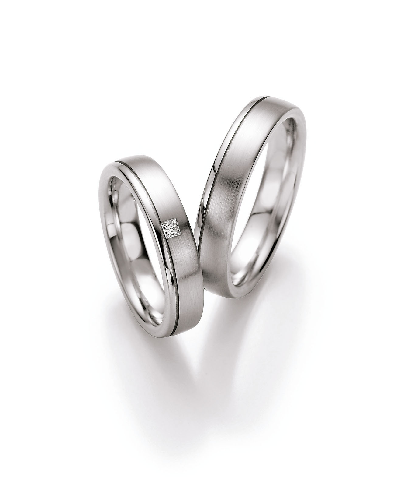 Eheringe Trauringe Honeymoon Edition Platin 73-10070 / 73-10080