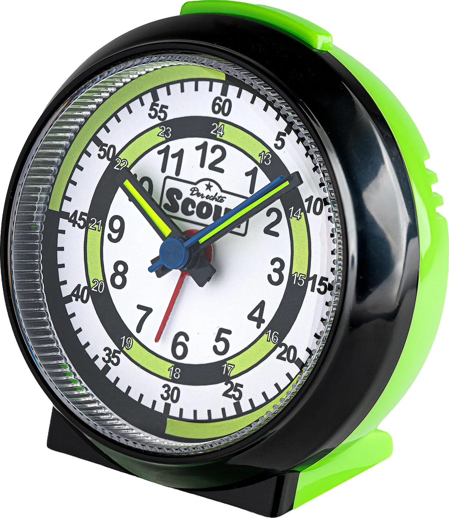 Scout Kinder Wecker 166000021 LearnTheTime schwarz grün