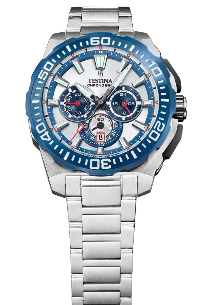 Festina Herren Armbanduhr Chrono Bike F20724/1 Edelstahl