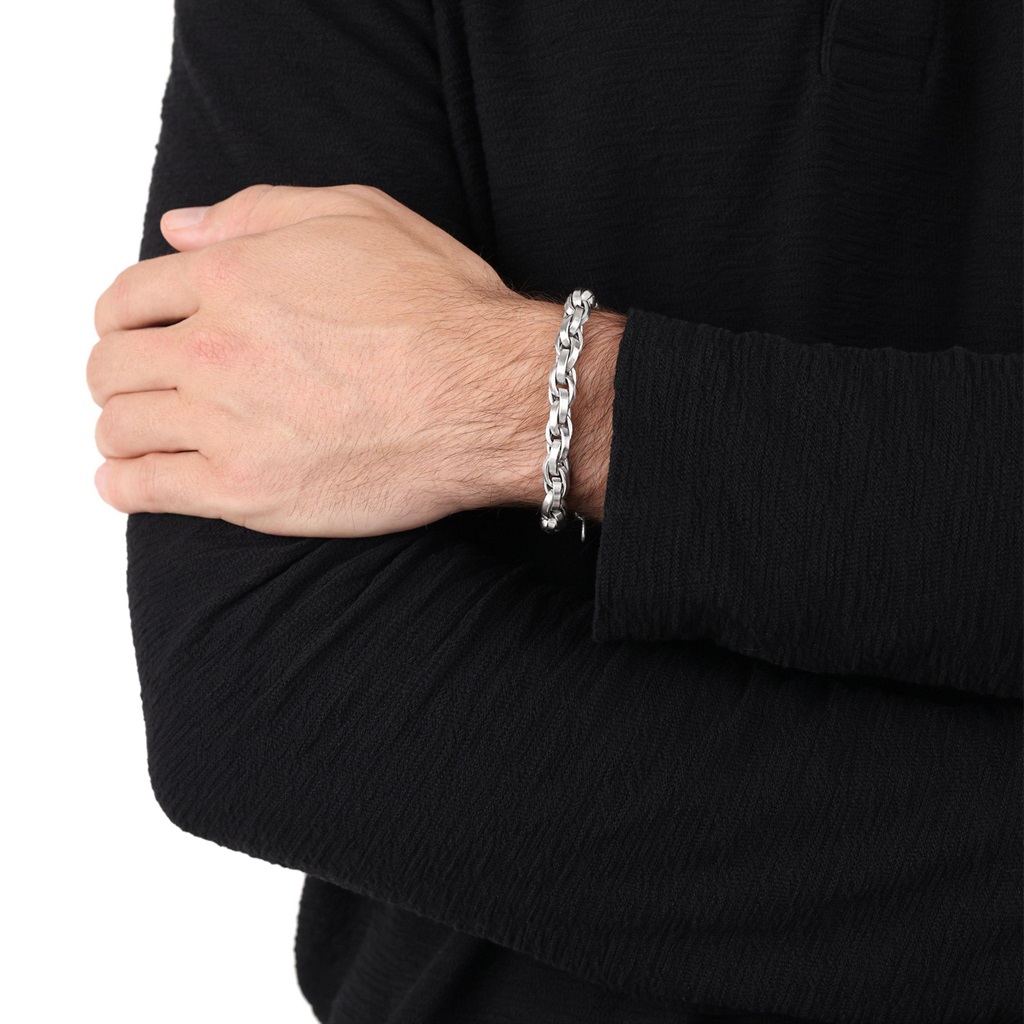 s.Oliver Herren Armband 2040619 Edelstahl matt 