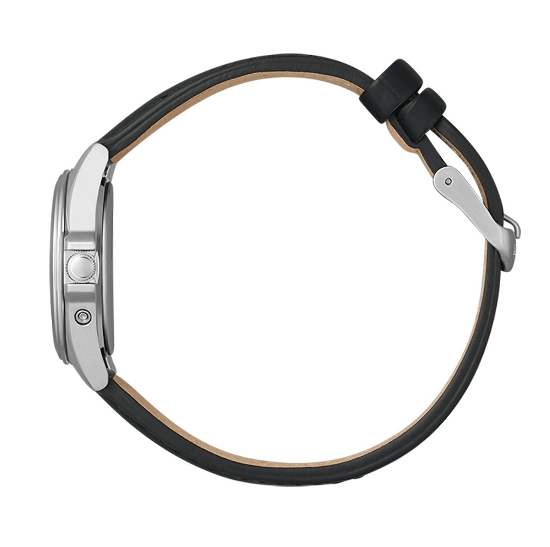 Citizen Damen Armbanduhr Solar Eco-Drive Funk EC1180-14A Edelstahl mit Lederband schwarz