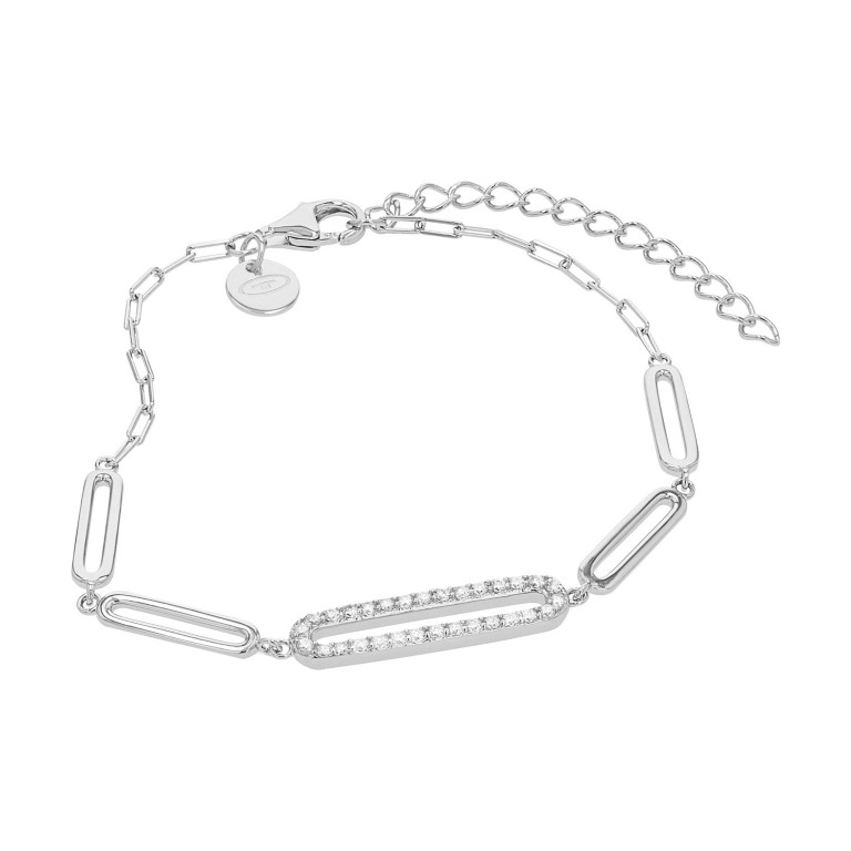 Tom Tailor Damen Armband 2100558 Silber 925 synth. Zirkonia
