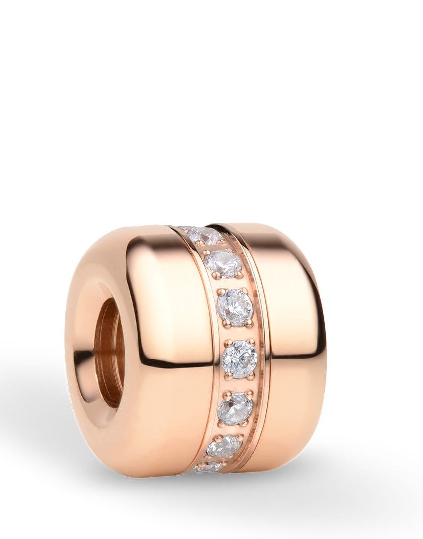 Bering Charm Hope-1 Edelstahl Roségold IP Zirkonia ARCTIC SYMPHONY COLLECTION