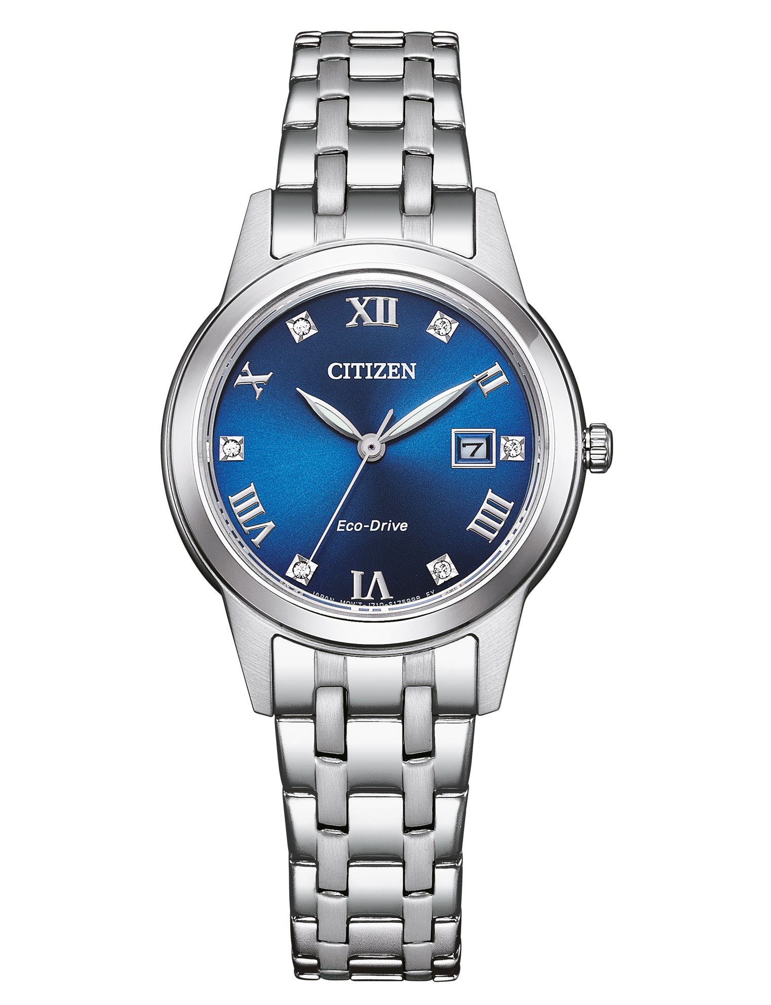 Citizen Damen Armbanduhr FE1240-81L Solar Eco Drive Edelstahl