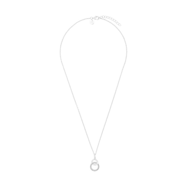 Tom Tailor Damen Halskette 2100575 mit Anhänger Silber 925 synth. Zirkonia