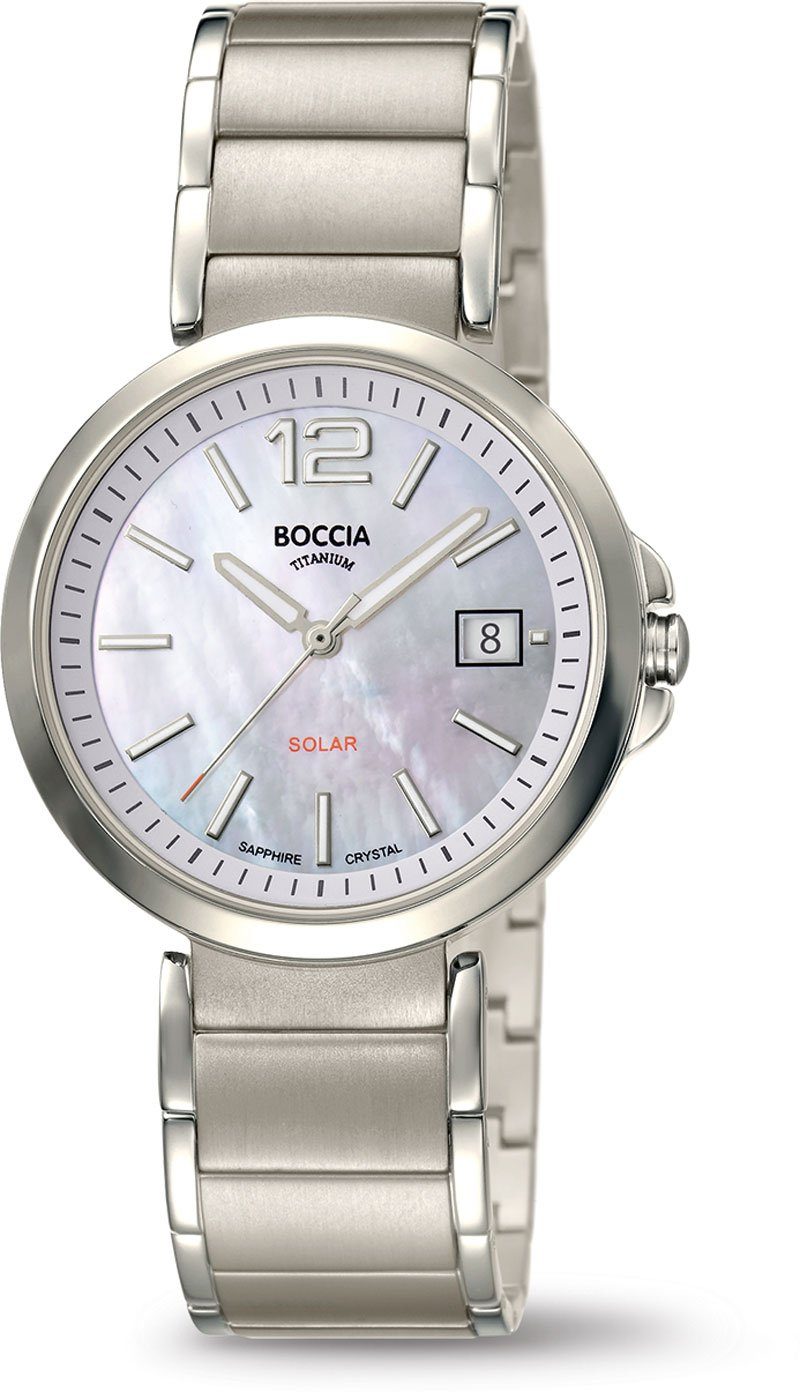 Boccia Damen Armbanduhr Solar 3332-01 Titan
