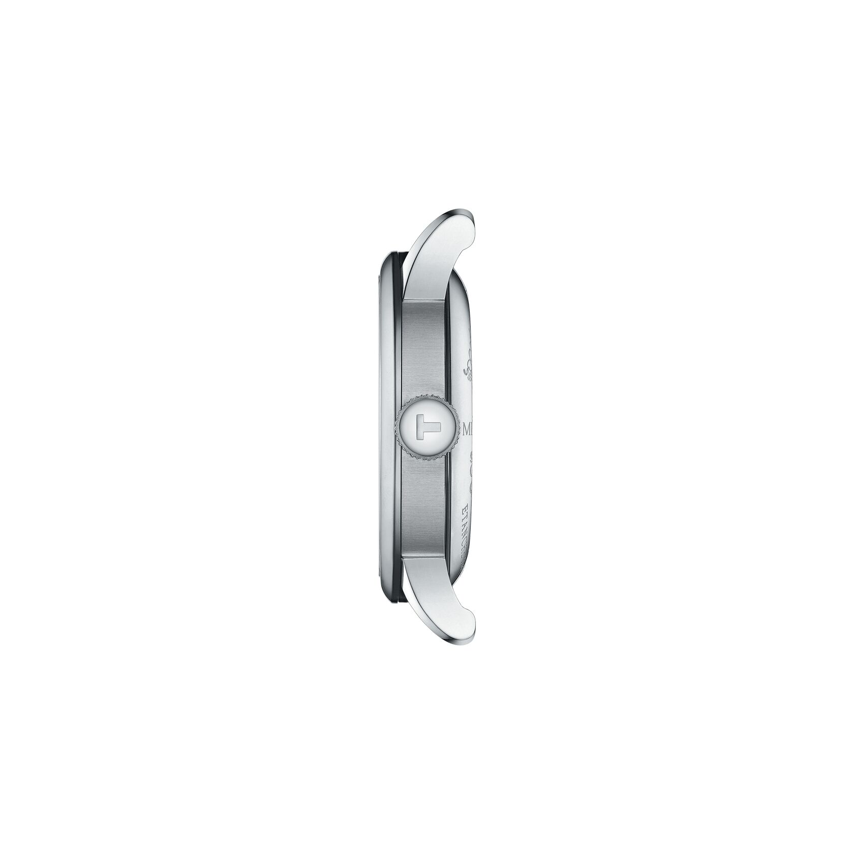Tissot Herren Armbanduhr T006.407.16.033.01 Le Locle Open Heart 39.3mm Automatik mit dunkelbraunem Synthetikband