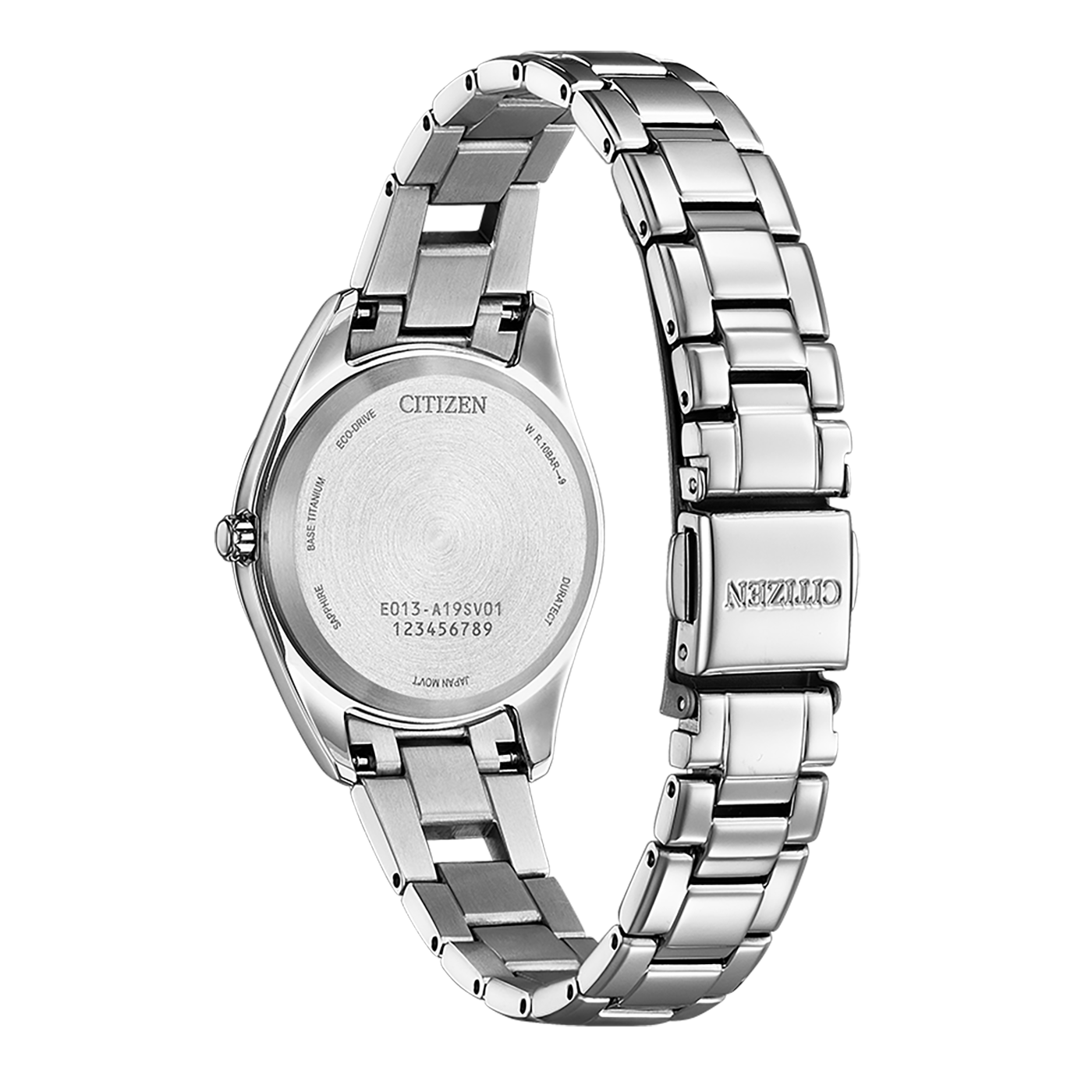 Citizen Damen Armbanduhr EW2601-81L Solar Eco Drive Titanium