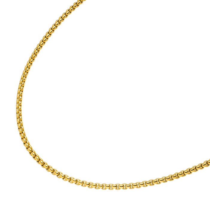 Boccia Damen Halskette Rundanker 08084-0242 Titan gelbgold IP