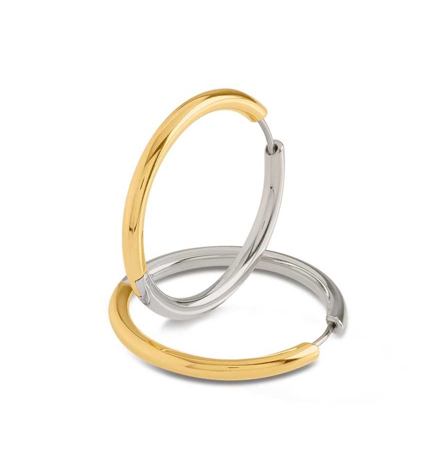 Boccia Damen Creolen 05073-04 Titan bicolor