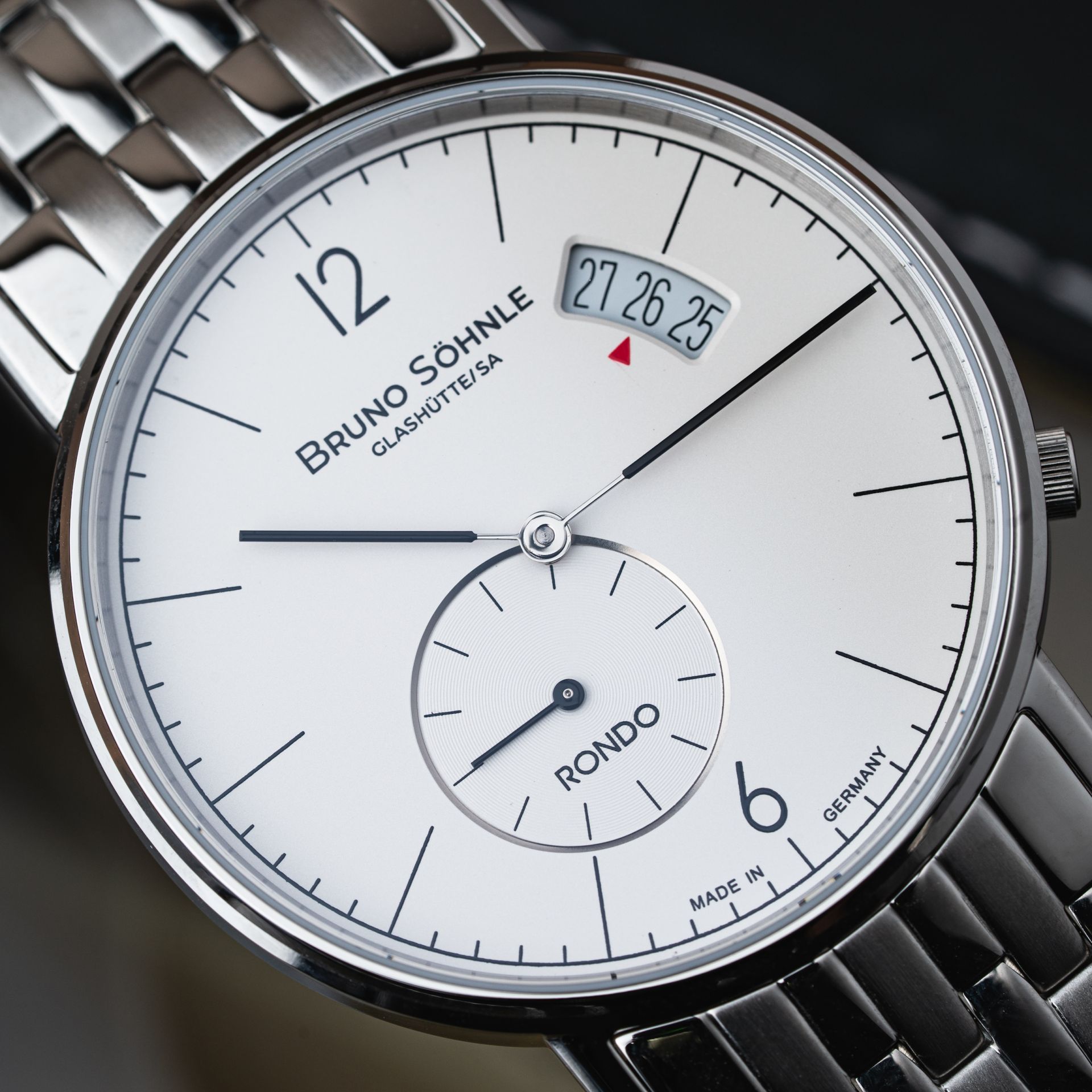 Bruno Söhnle Herren Armbanduhr 17-13053-262 Rondo Big Edelstahl