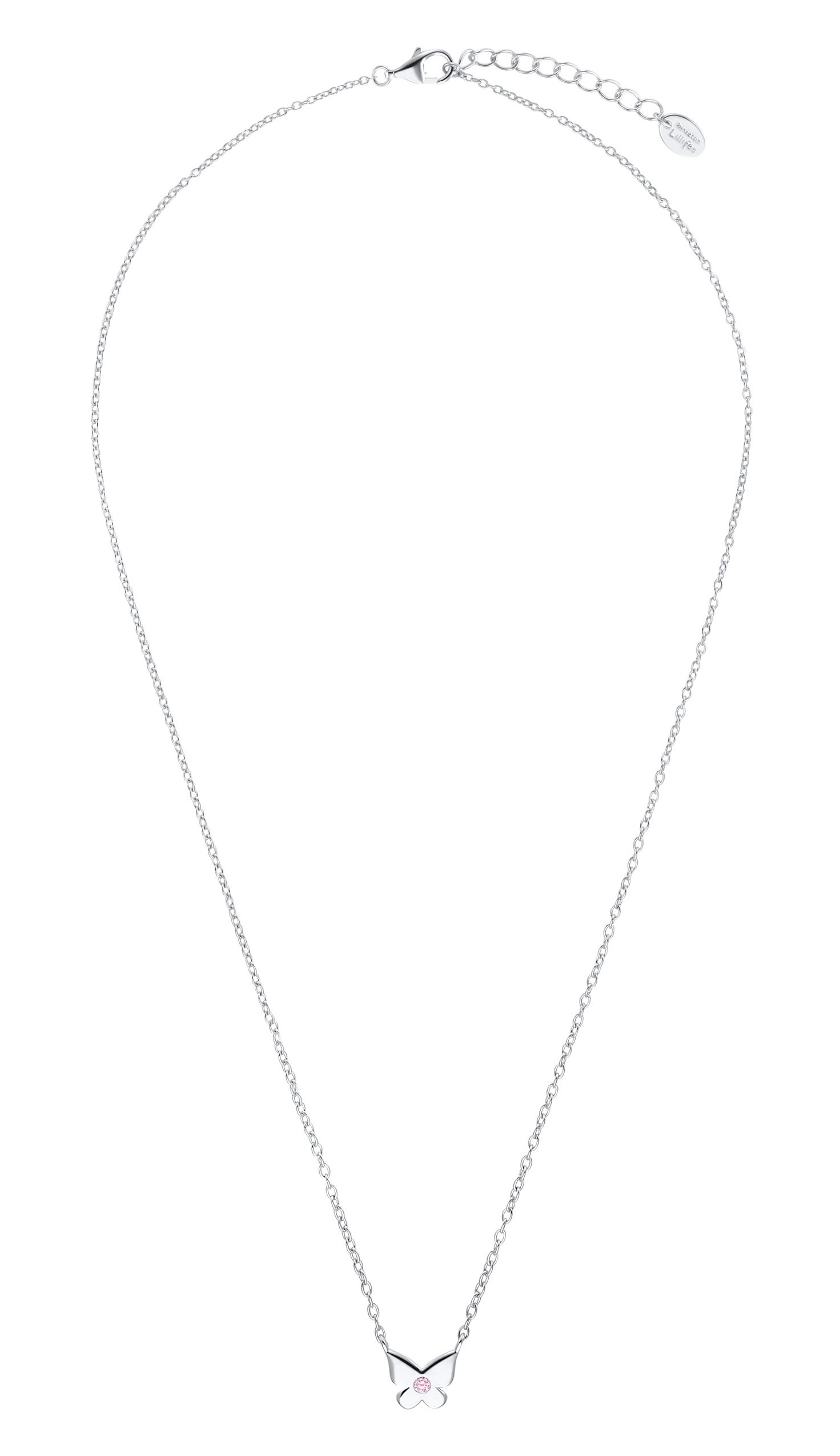 Lillifee Halskette 2036037 Silber 925/- mit Anhänger Schmetterling Zirkonia rosa
