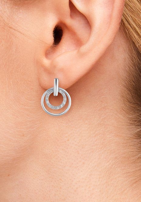 s.Oliver Damen Ohrstecker 2034502 Silber 925 Zirkonia synth.