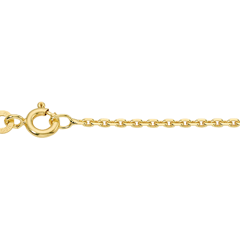 CEM Halskette Anker geschliffen BGA350 Gelbgold 333