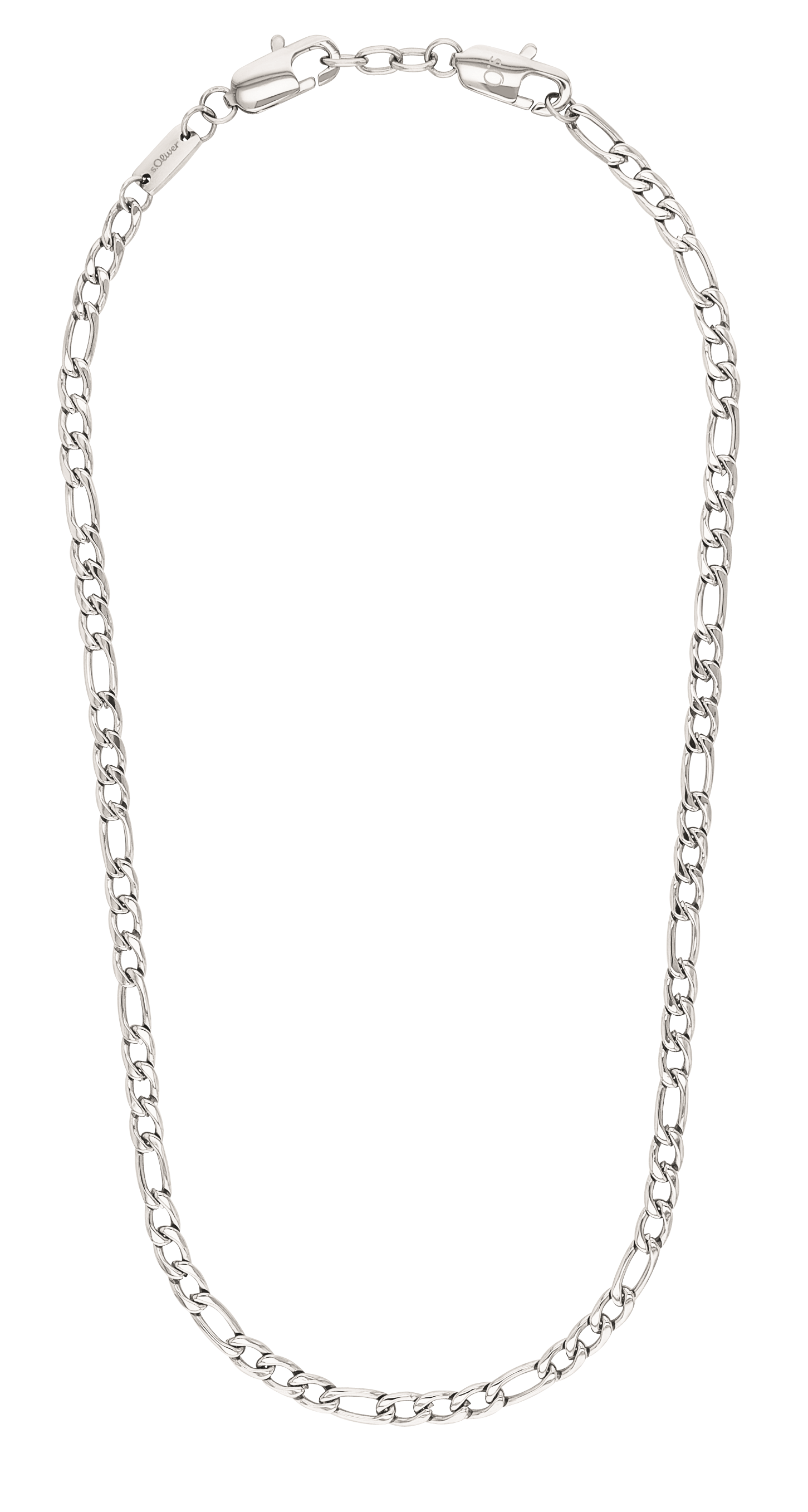 s.Oliver Jungen Halskette 2038864 Figaro Edelstahl