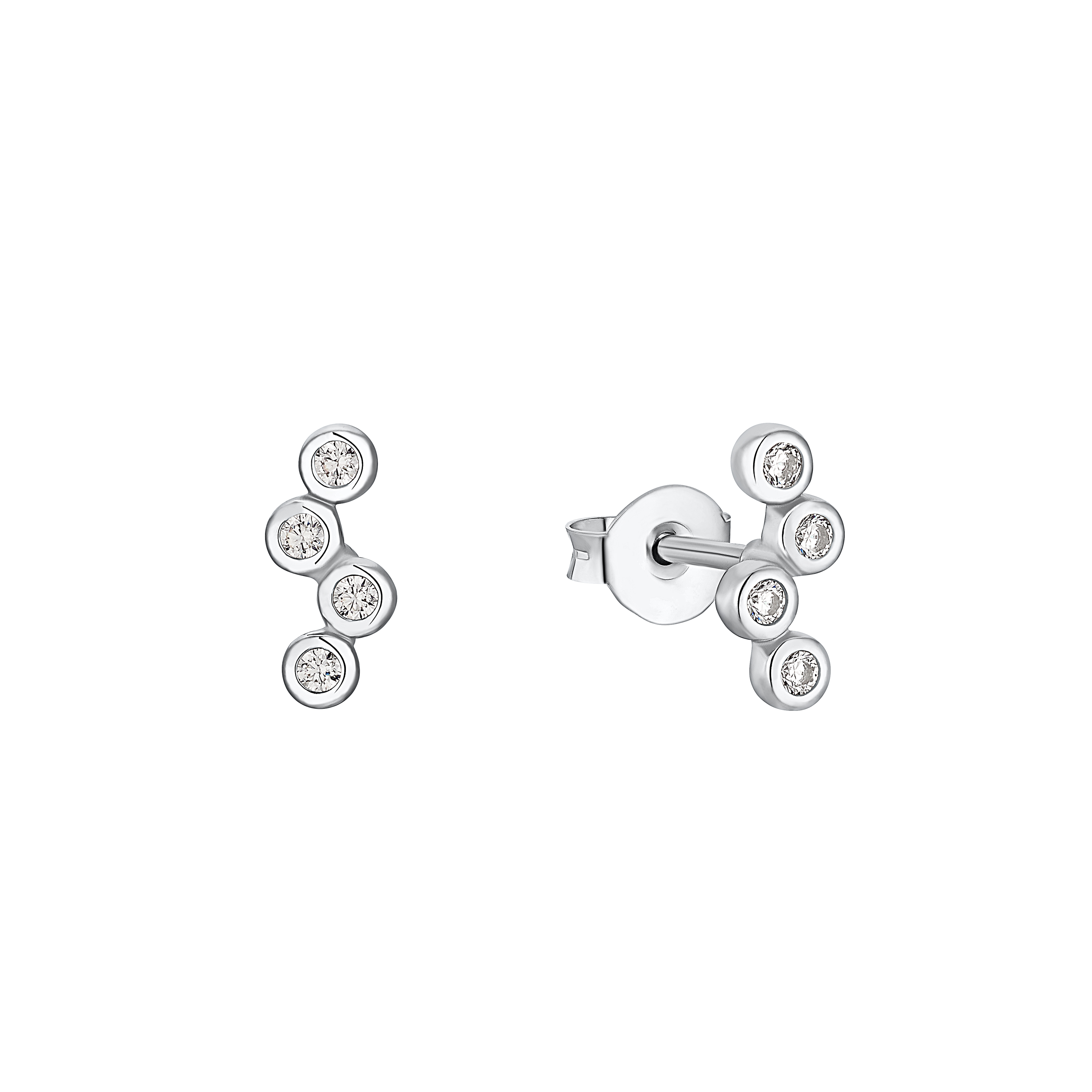 s.Oliver Damen Ohrstecker 2034408 Silber 925 synth. Zirkonia