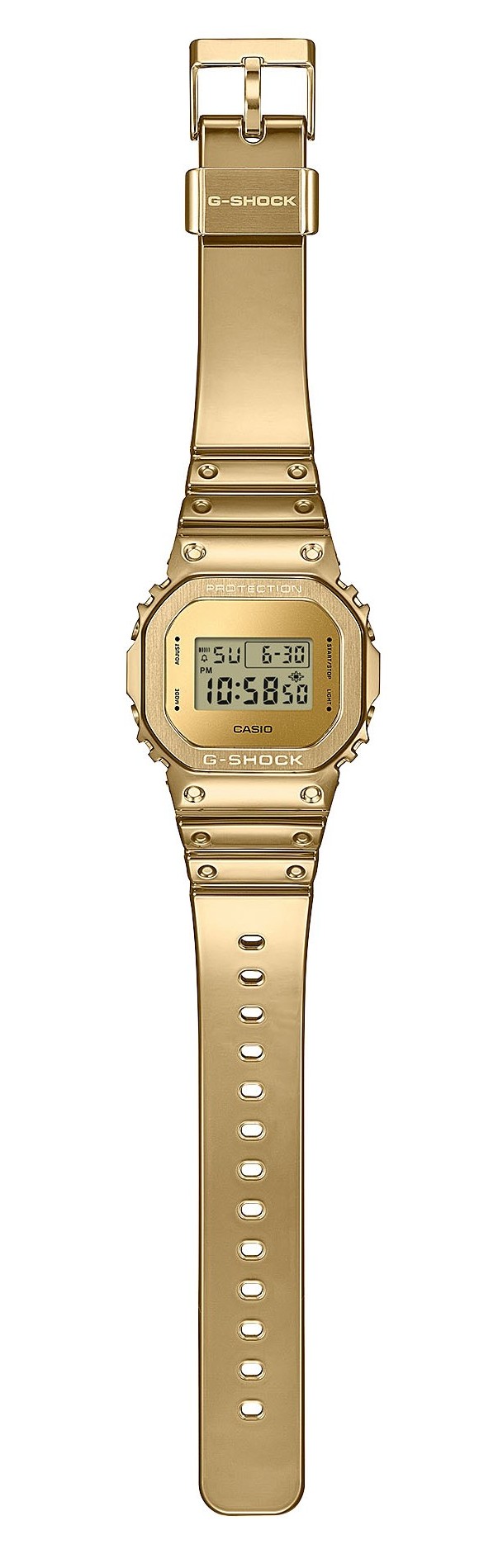 Casio Herren Armbanduhr G-Shock G-Steel GM-5600YMG-9ER goldfarben