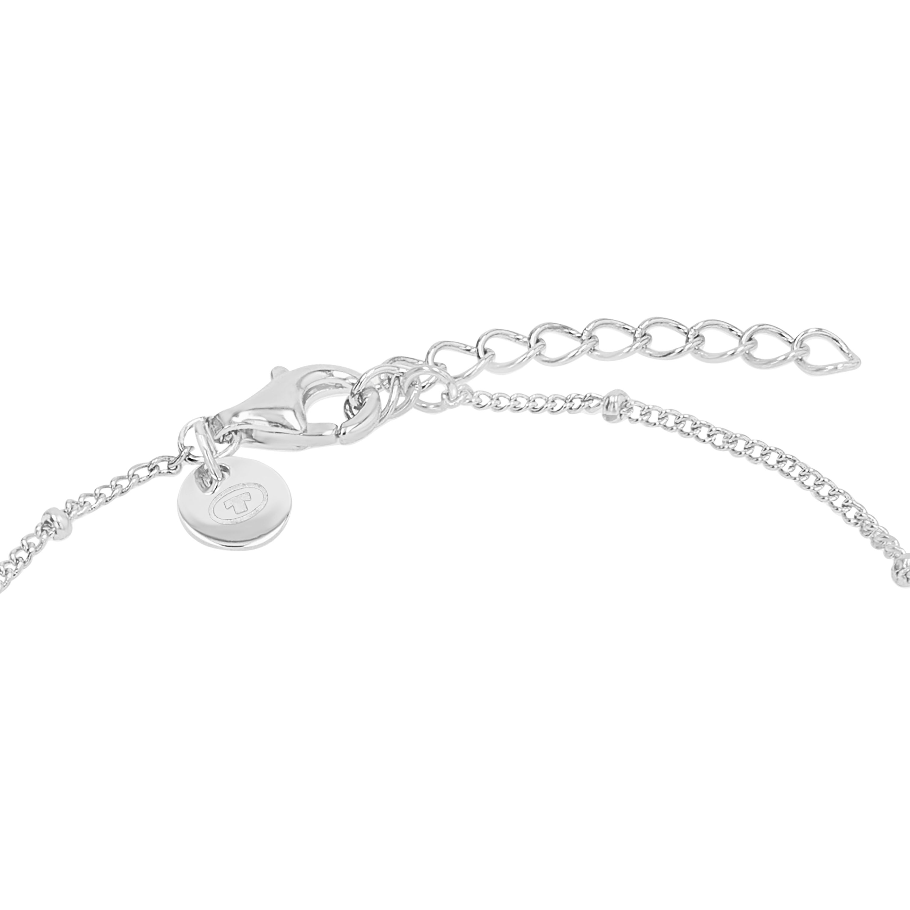 Tom Tailor Damen Armband 2101257 Silber 925 Panzergliederung mit kleinen Kugeln
