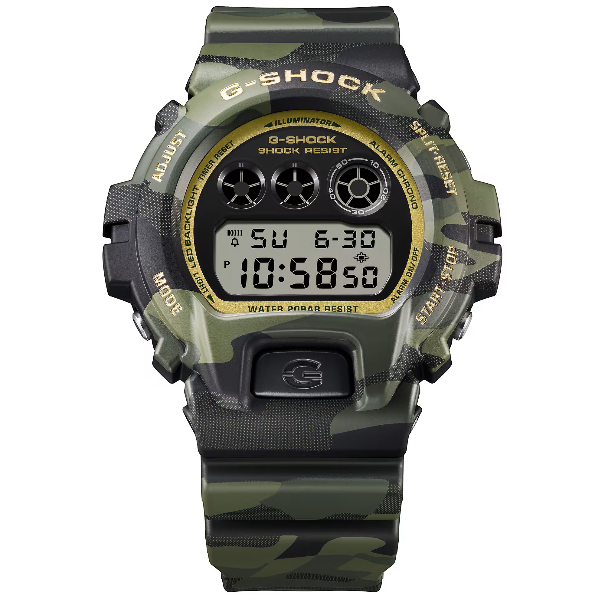 Casio Armbanduhr G-Shock DW-6900CMG-3ER Origin Camouflage-Muster digital