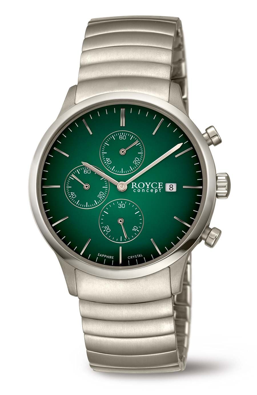 Boccia Herren Armbanduhr Royce 3743-01 Chronograph Titan