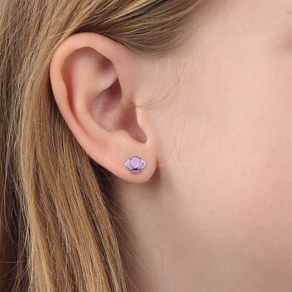 Lillifee Mädchen Ohrstecker 2101023 Muschel Silber 925