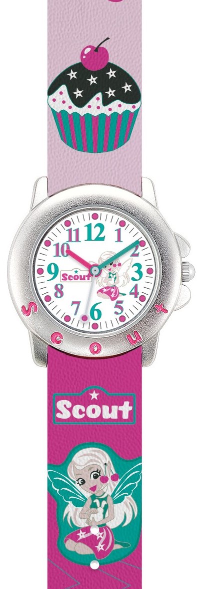 Scout Kinder Armbanduhr Star Kids 280393036 Pink Cherry