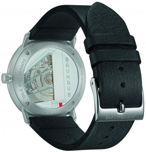 Junghans Herren Armbanduhr 027/4009.02 max bill Automatic Bauhaus