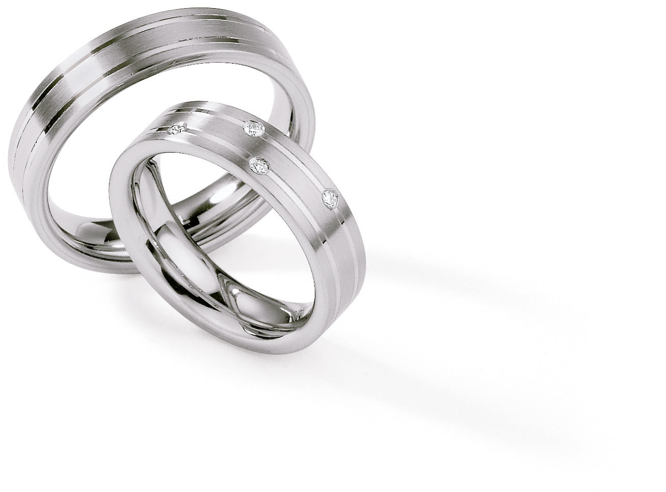 Eheringe Trauringe White Style Steel Brillant 88-01260 / 88-01260