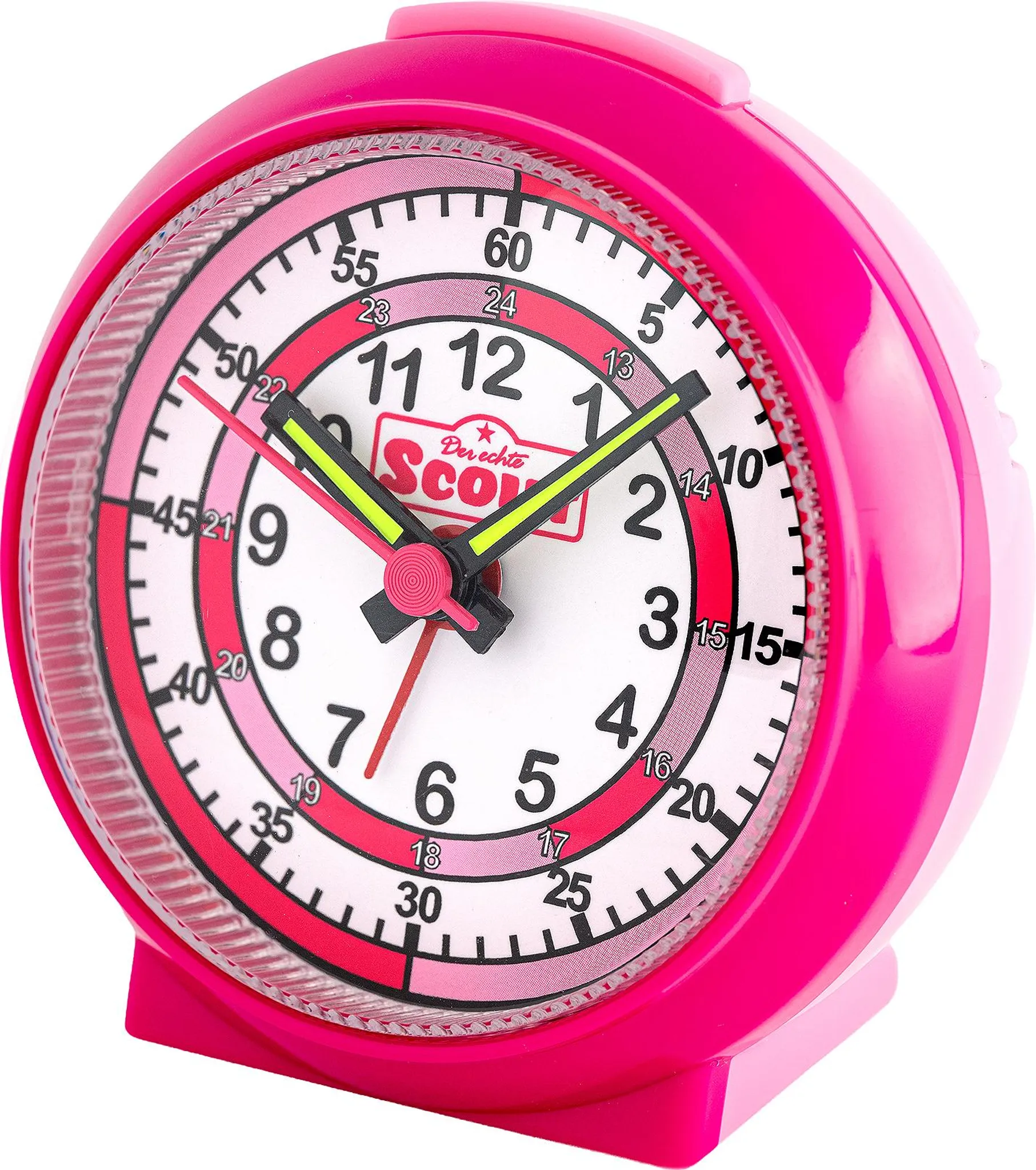 Scout Kinder Wecker 166000020 LearnTheTime rosa pink