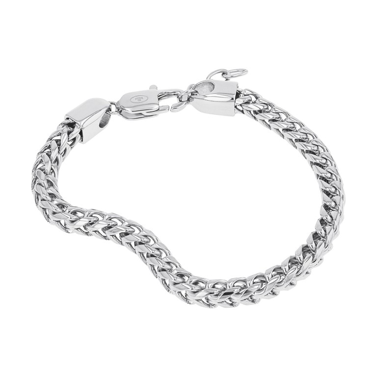 Tom Tailor Herren Armband 2100688 Edelstahl mit eleganter Fuchsschwanzgliederung 