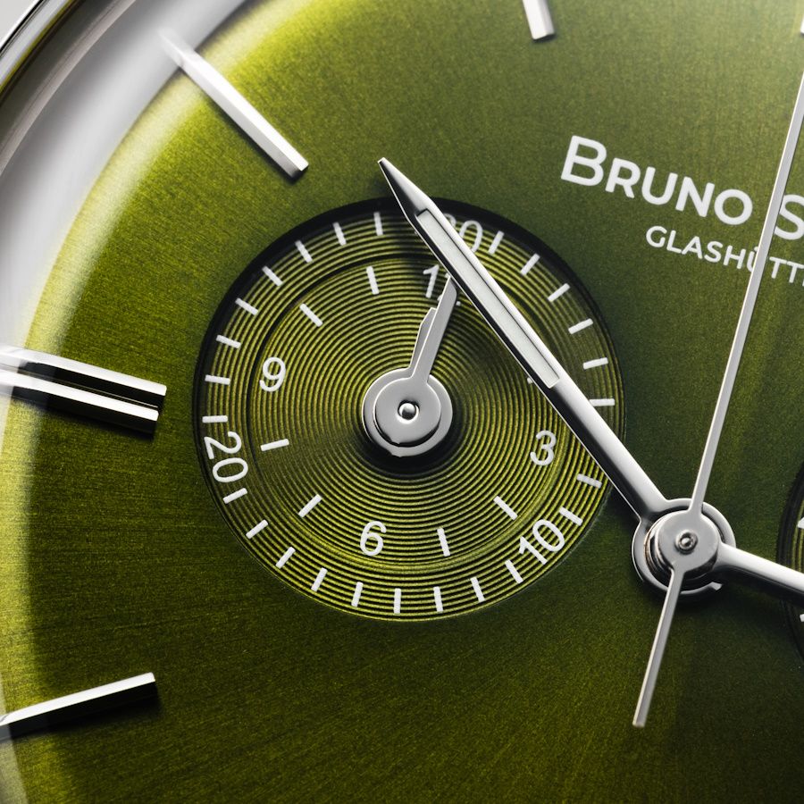 Bruno Söhnle Herren Chronograph Merano 17-13233-441 Lederband mahagonibraun