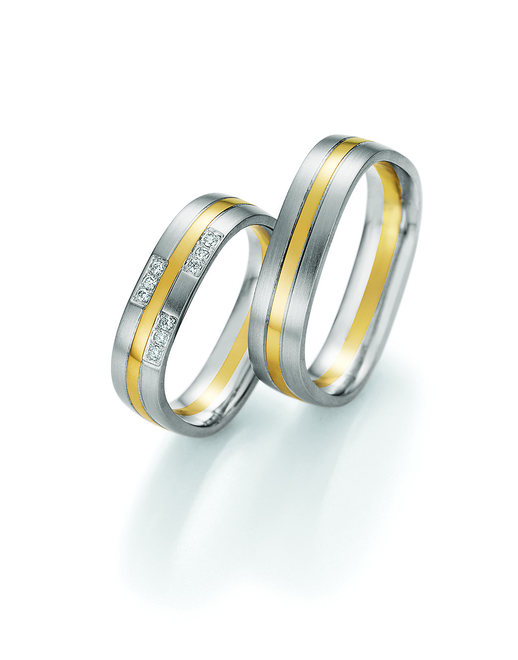 Eheringe Trauringe Honeymoon Quadra 66-49170 / 66-49180