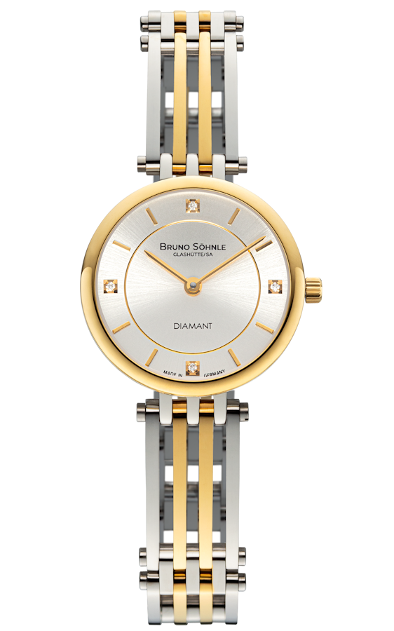 Bruno Söhnle Damen Armbanduhr 17-23103-242 Latina 2 Bicolor Brillant