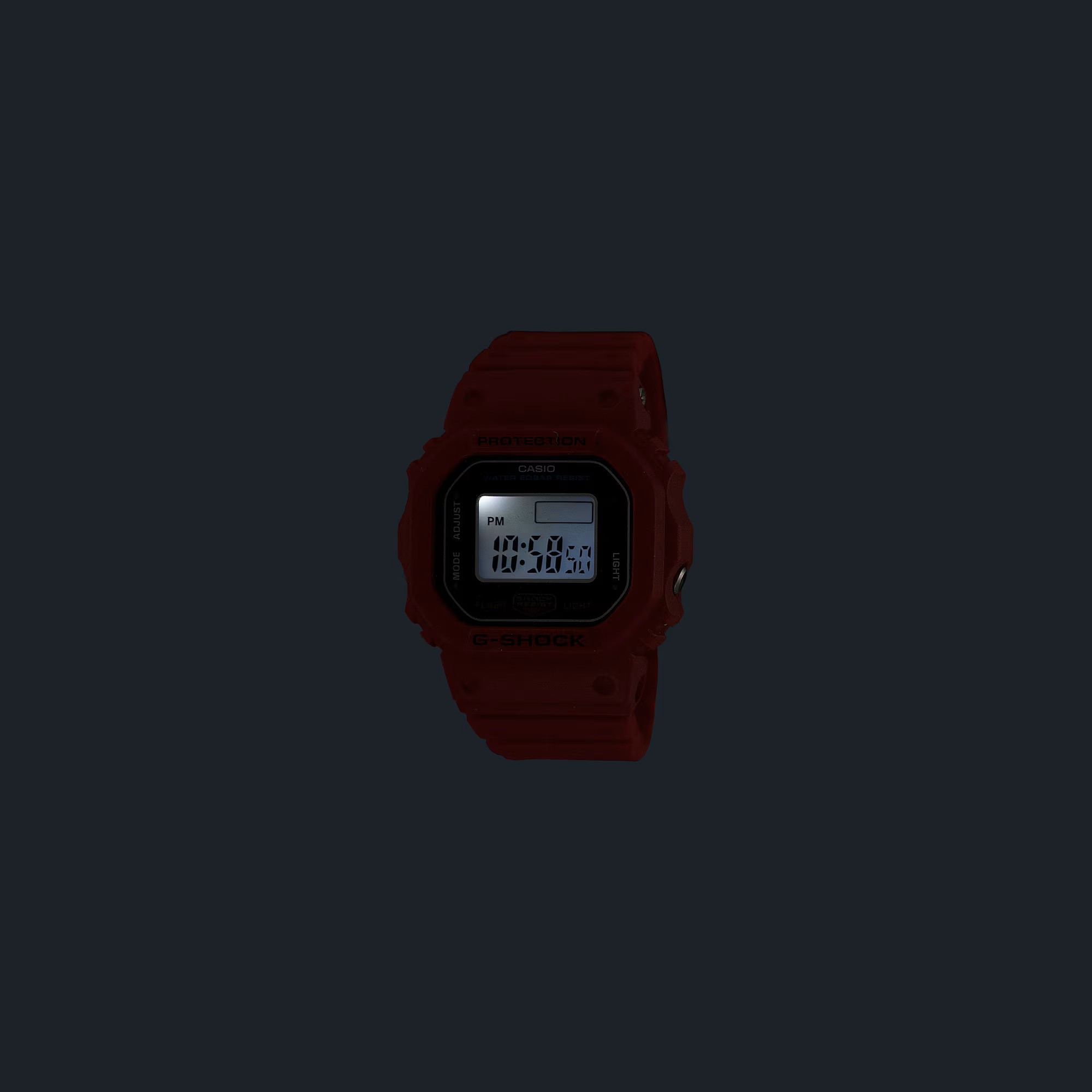 Casio G-Shock Ring-Uhr DWN-5600-4ER digital rot
