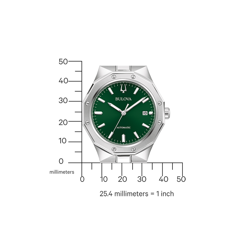 Bulova Herren Armbanduhr 96B464 Classic Automatik