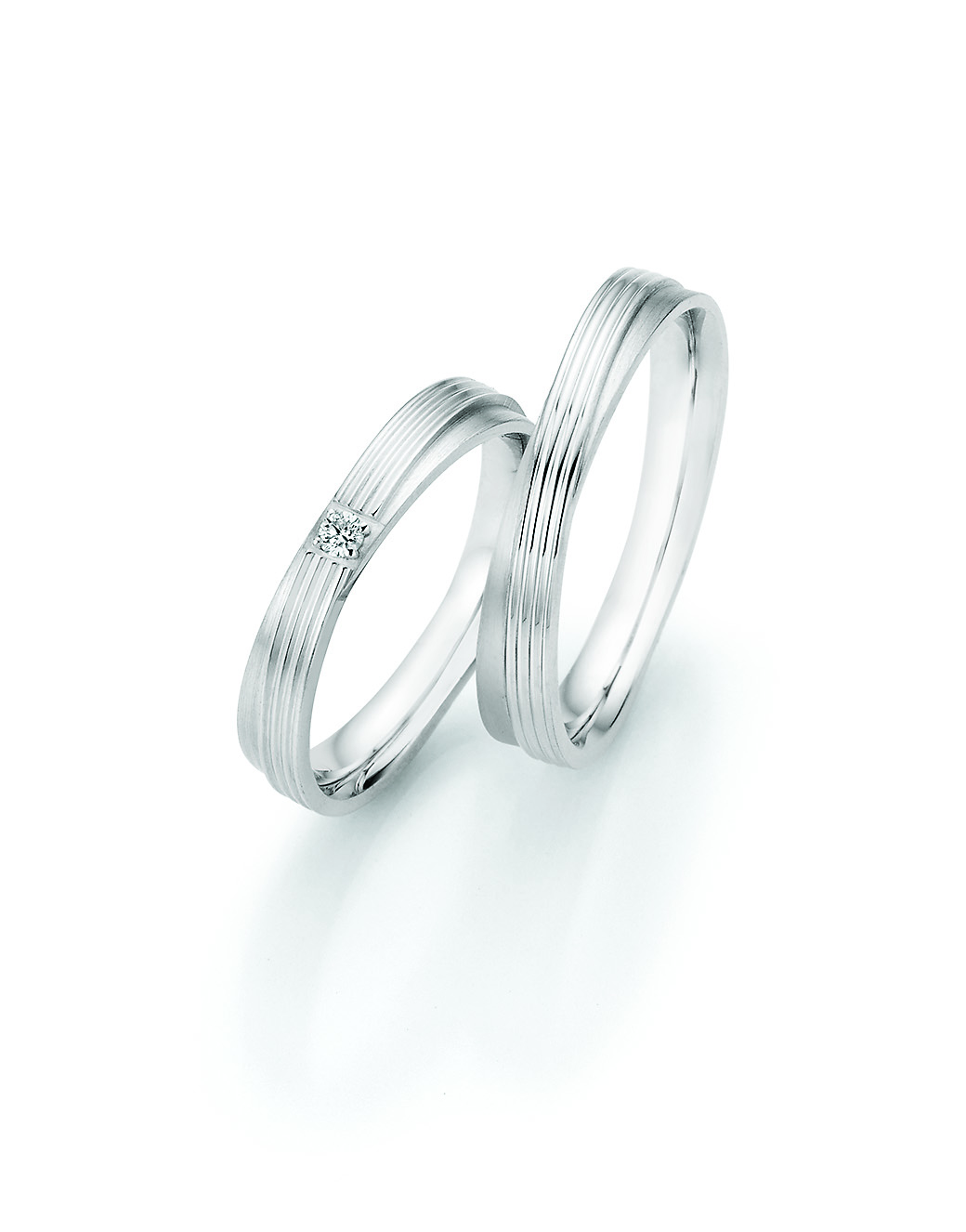 Eheringe Trauringe White Style Silver Legends 55-33110 / 55-33120