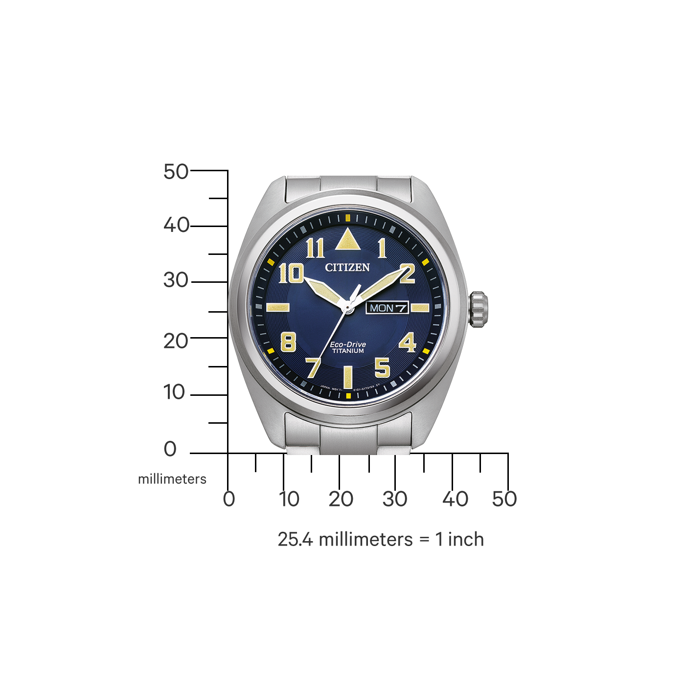 Citizen Herren Armbanduhr BM8560-88LE Eco Drive Titanium