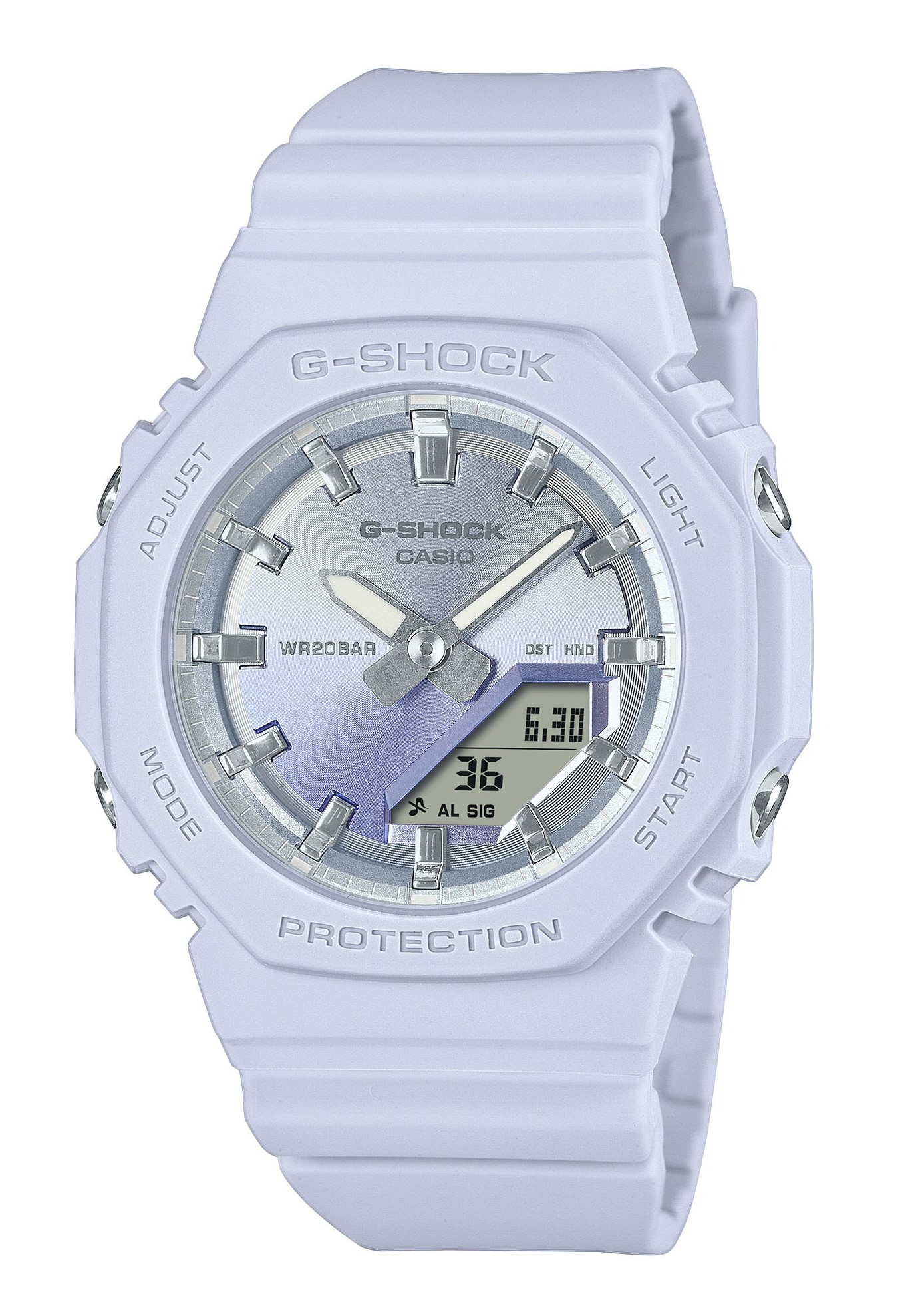 Casio Damen Armbanduhr G-Shock GMA-P2100SG-2AER flieder analog digital