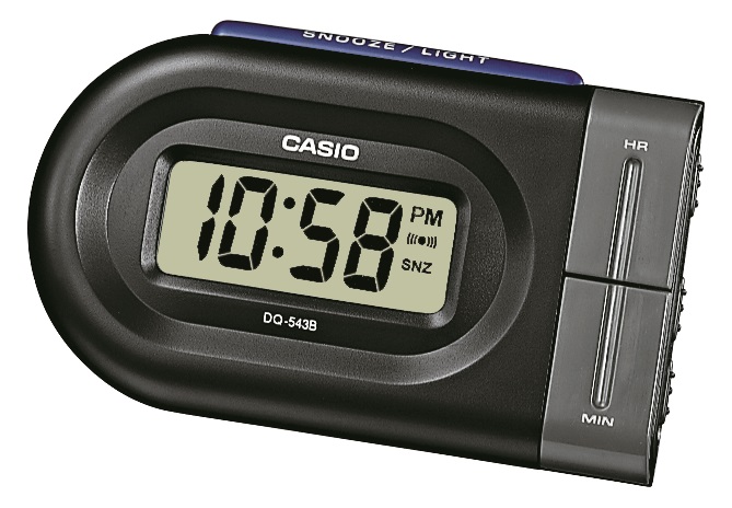 Casio Wecker DQ-543B-1EF digital schwarz