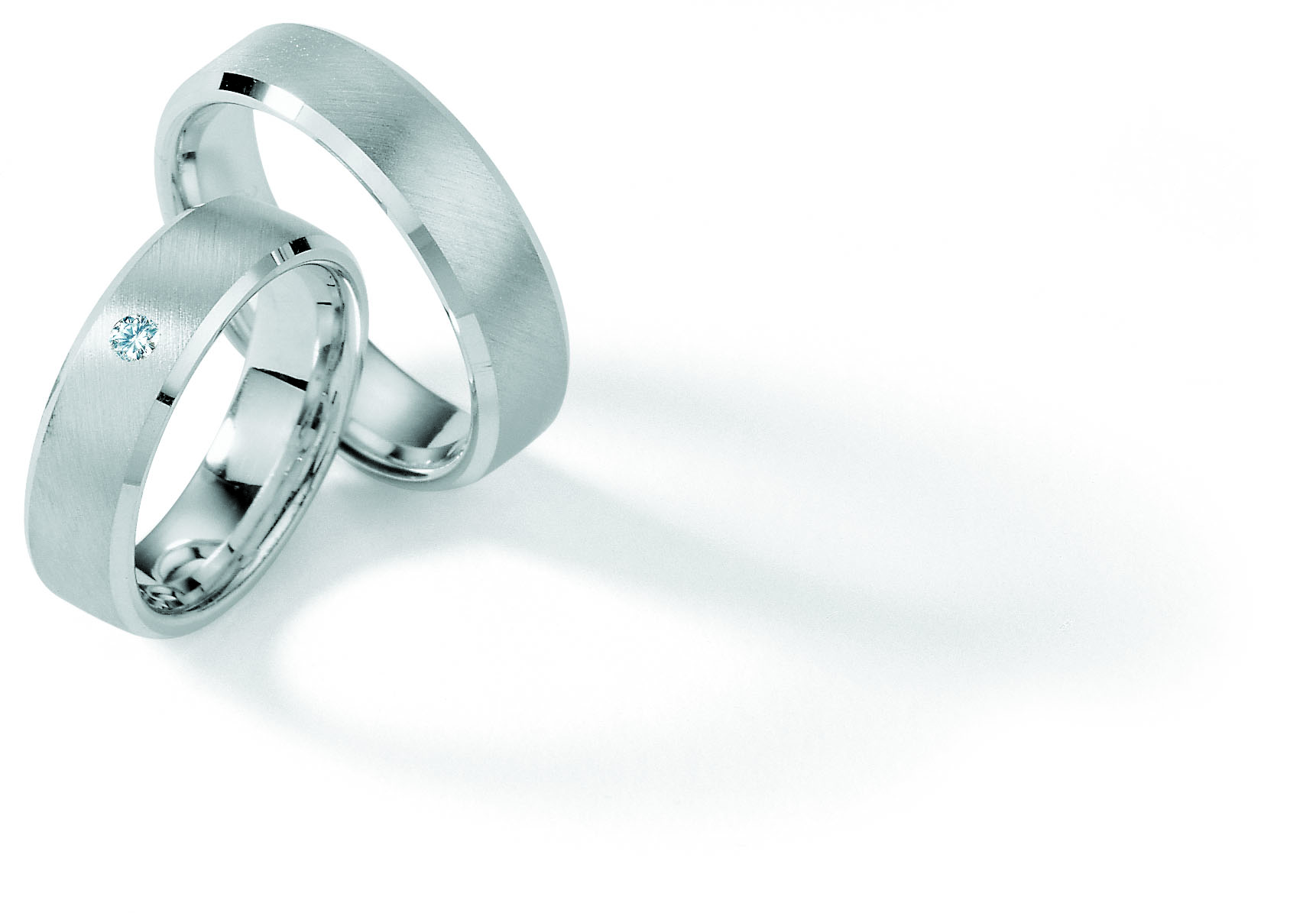 Eheringe Trauringe White Style Silver Brilliance 55-01170 / 55-01170