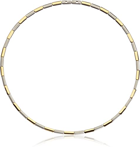 Boccia Damen Collier 0866-02 Titan Bicolor Gelbgold IP