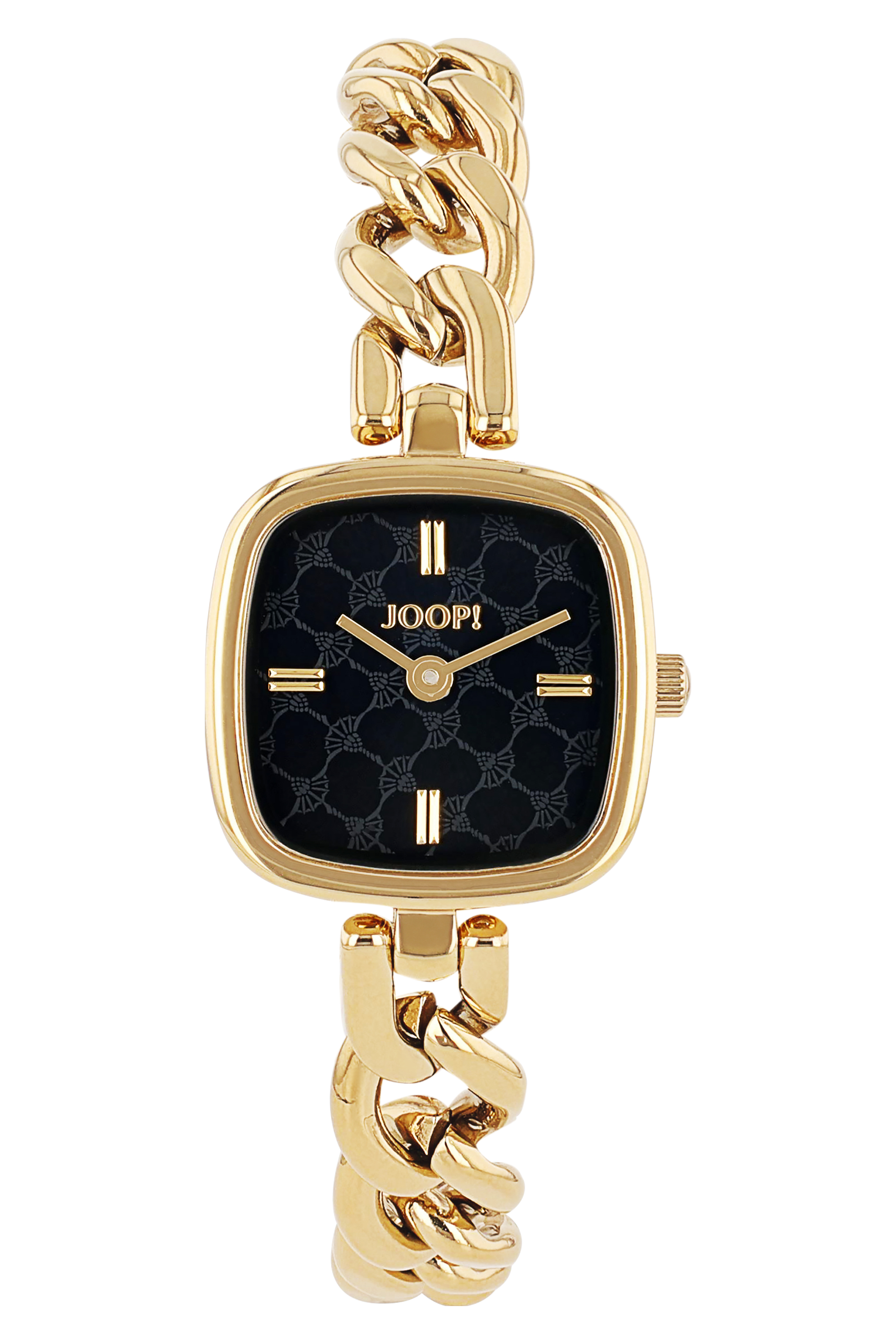 JOOP! Damen Armbanduhr 2038611 Kettenarmband Edelstahl Gelbgold IP