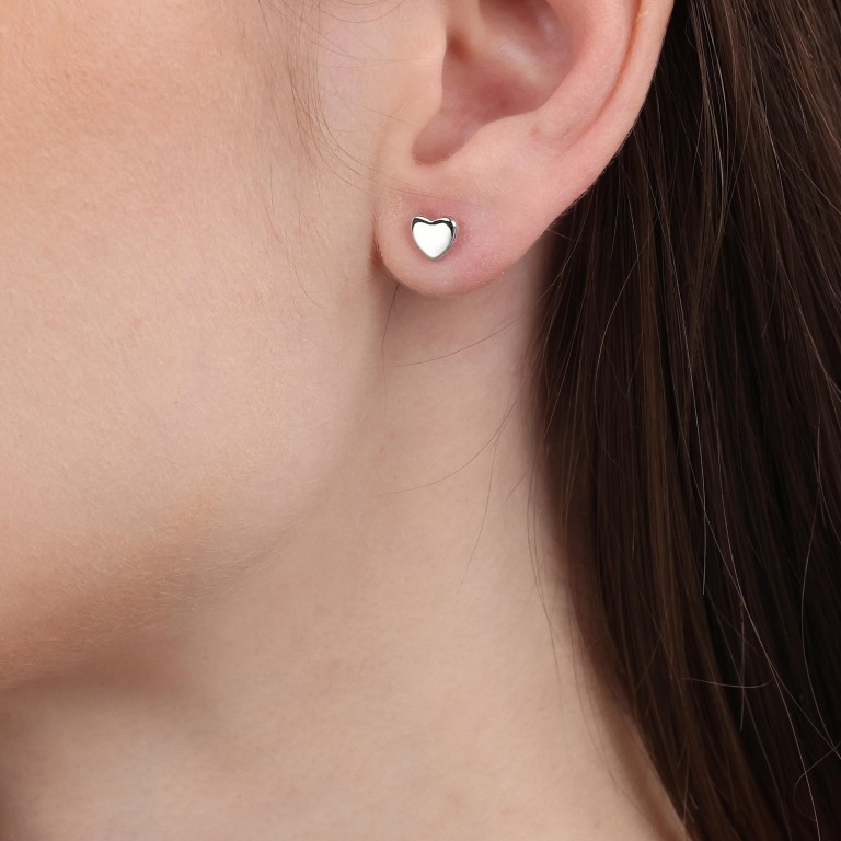Tom Tailor Damen Herz-Ohrstecker 2100587 Silber 925