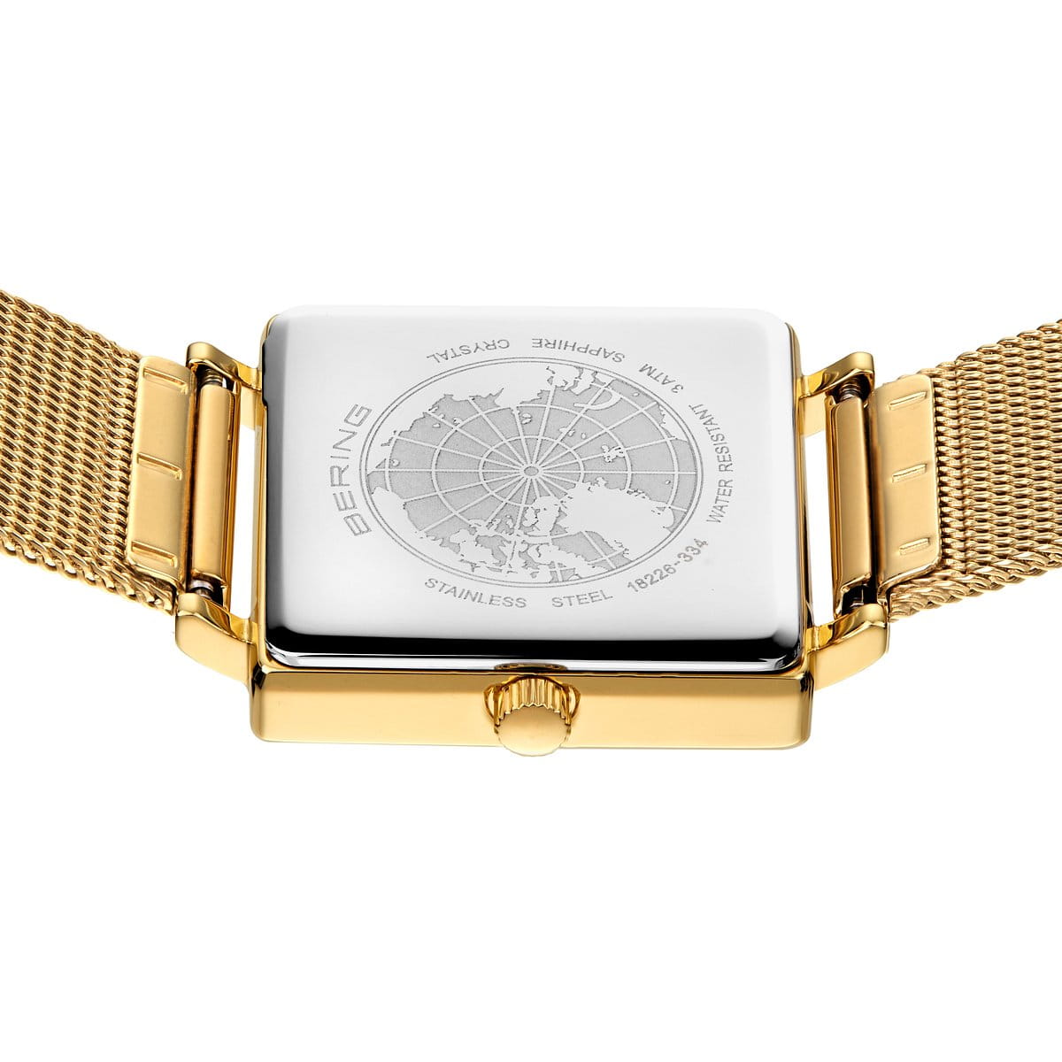 Bering Damen Armbanduhr 18226-334 Classic Milanaiseband gelbgold IP
