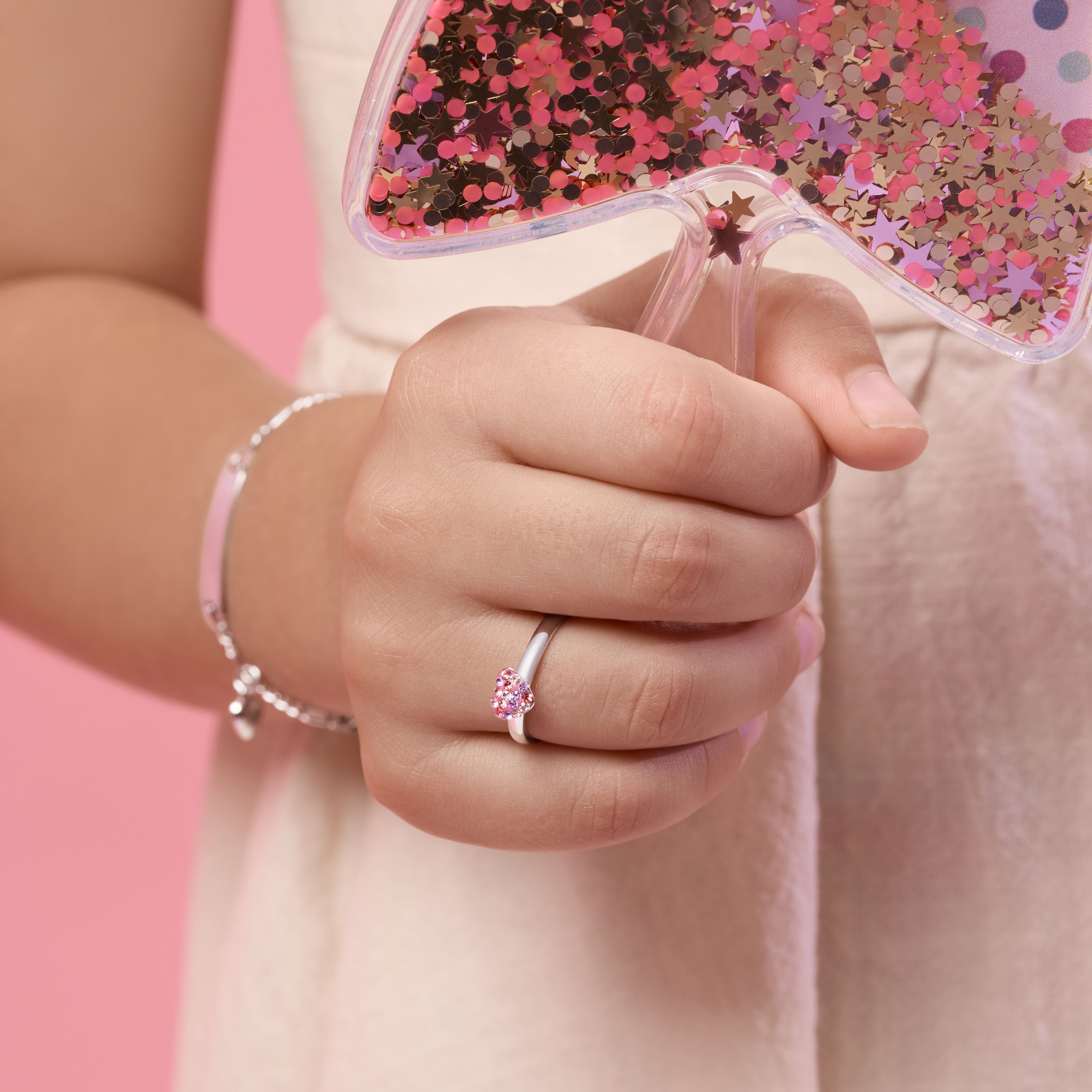 Prinzessin Lillifee Ring 2031168 Herz Silber 925/- Preciosa rosa